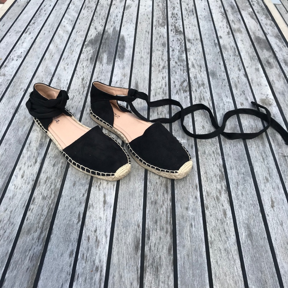 Last Pair🚨Lace-Up Espadrilles Sandals - Picture 4 of 7